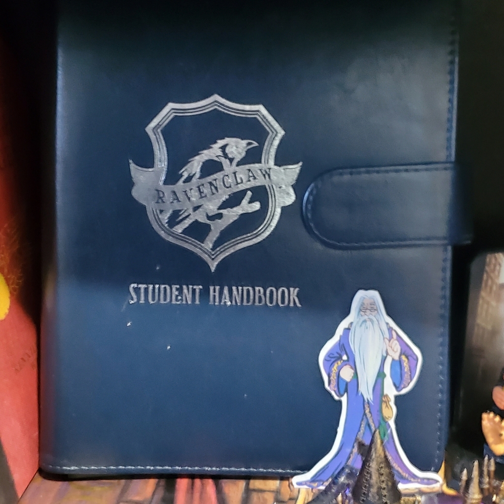 Ravenclaw student handbook planner cover